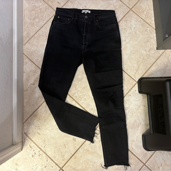 RE/DONE 90’s High Rise Ankle Crop jeans - Picture 1 of 5